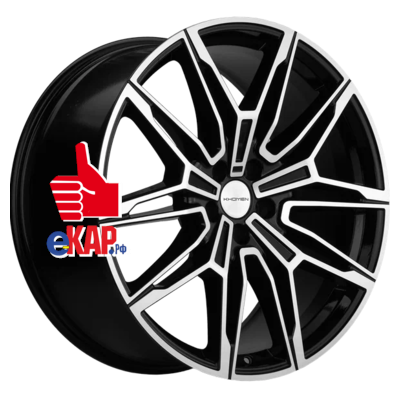 Khomen Wheels 9,5x21/5x112 ET37 D66,6 KHW2105 (X5/X6/X7.) Black-FP